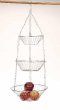 RSVP 30-by-12-Inch 3-Tier Wire Hanging  Basket, Chrome