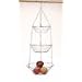 RSVP 30-by-12-Inch 3-Tier Wire Hanging  Basket, Chrome