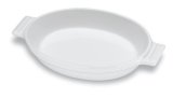 Cuisinart Chefs Classic Ceramic Bakeware 9-Inch Open Oval Baker, White