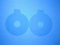 Two Rejuvenes 2.75 " Diameter Breast Circles - Guranteed Scar Treatment. Includes 1 Washable and Reusable Silicone Sheet Plus 4' of Rejuveness Tape. Effective for 6 Months of Treatment - Results in 1 - 2 Weeks - Average Healing Time 1 - 3 Months.