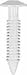 Imperial 73082 Uni-tap Non-corrosive Nylon Drive Rivet, 1/4" X 2-1/8", Pkg/100