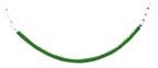 Stall Guard Chain Rubber Green 42 Inch
