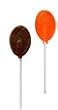 Sugar Free Assorted Chocolate & Orange Lollipops, Individually Wrapped, Kosher & Gluten Free - 1 lb
