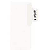 AVE 82400 - Divider, "184", Side Tab, 8-1/2"x11", 25/PK, White