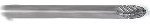 Carbide Cutter - Tree Radius End, 1/8 dia., with Chip Break #46-19907