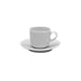 Denby White Trace Espresso Saucer