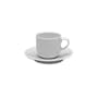 Denby White Trace Espresso Saucer