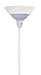 Kitchen & Housewares : 72' 70 watt 3-Way Bi-Pin (GU24) Base White Compact Fluorescent Torchiere Lamp