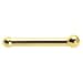 Body Candy Solid 14k Yellow Gold 1.5mm Ball Nose Stud Bone 18 Gauge Nose Ring1/4