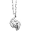 ZALES Sterling Silver New Arrival Personalized Pendant (1 Name and 1 Date)