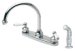 Search : Price Pfister Savannah Double-Handle Kitchen Faucet with White Lever Handles and Side Sprayer, Chrome #8H6-85PC