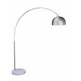 Review Trend Lighting TFA9005 Big - One Light Floor Lamp, Brushed Steel/White Marble Finish