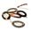 France Luxe New Cutout Oval Tige Boule Barrette - Classic