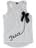 Poof Girl Little Girls' "Bowed Hope" Tank Top - white, 6x