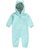 Carters Baby Girls Floral Hood & Heart Pram Suit - light blue, 18 months