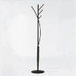 ITALMODERN Maxine Coat Rack, Textured Black/Natural, 14 W x 14 D x 70.5 H