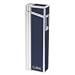 COLIBRI LIGHTER Alias Blue Lacquer & Polished Silver QTR726003 Image