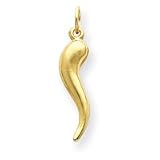14k Italian Horn Charm