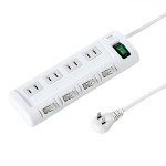 SANWA SUPPLY TAP-S5 省エネタップの画像