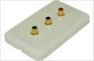 Atlona (3-RCA) Component Video Wall Plate