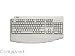 IBM Preferred - Keyboard - AT, PS/2 - 104 keys - white - Canadian French