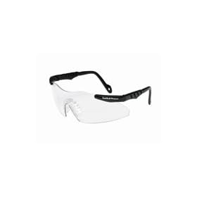 Jackson 3011672 Smith & Wesson Magnum 3G Safety Glasses, Black Frame, Clear Lens