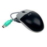 HP 3-Button PS/2 Optical Scroll Mouse (Silver/Midnight Blue)