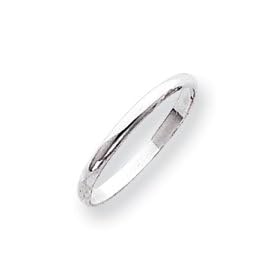 Sterling Silver 2mm Half-Round Band: West Coast Jewelry: Jewelry