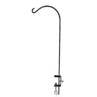 Adjustable Deck Plant Hanger, Black, 36 in