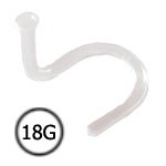 Bioflex Nose Screw Retainer 1.5mm Disc 18G FREE Nose Ring Backing