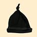 Plain Black Adjustable Hat