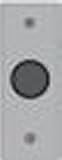 MS Sedco 425 Series 1 Diameter Black Button/Stainless Steel Face Plate