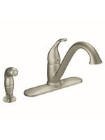 Moen CA67315CSL Integra Low Arc Pullout Kitchen Faucet, Classic Stainless