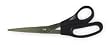 Industrial Grade 2WFX1 Scissors, 8 In, Blk Soft Grip Handle