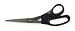Industrial Grade 2WFX1 Scissors, 8 In, Blk Soft Grip Handle