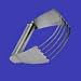 PASTRY BLENDER, STAINLESS STEEL