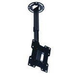 Peerless PARAMOUNT LCD Ceiling Mount PC932B-S - Mounting kit ( extension column, ceiling plate, tilt bracket, mounting adapter ) for LCD TV ( Tilt & Swivel ) - cold-rolled steel - silver - screen size: 15 - 37 - mounting interface: 100 x 100 mm, 75 x 75 mm, 200 x 200 mm, 200 x 100 mm