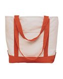 Econscious Organic Cotton Boat Tote Handbag - Natural/Clay