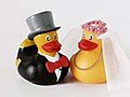 Badeenten - Hochzeitspaar