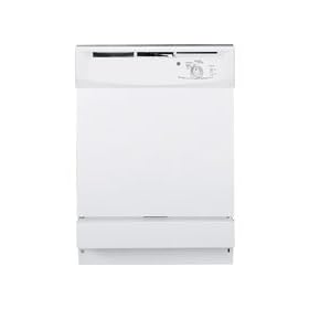 GE 24" White Built-In Dishwasher
