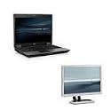 Bundle: HP 6730b Notebook PC Core 2 Duo (P8700) 2.53GHz 2048MB 250GB 15.4 inch TFT DVDRW SM DL (LS) WLAN Bluetooth Vista Business (GMA 4500MHD) + HP L1908w 19 inch TFT LCD Monitor (NB020ET#ABU? L1908W)