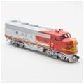 ATH1070UK Santa Fe F7 Warbonnet Train Set