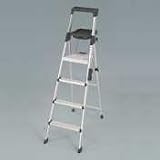Tools & Hardware : 6 ft. Premium Lightweight Aluminum Folding Step Ladder, Leg Lock Handle (SMF2061AABLD)