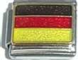Clearly Charming Germany Flag Italian Charm Bracelet Link