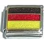 Clearly Charming Germany Flag Italian Charm Bracelet Link
