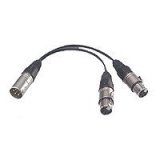 Bescor XLR-YF - Audio splitter - 4 pin XLR (M) - 4 pin XLR (F)