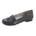Me Too 'Nexi' Pewter Patent Leather Moccasin