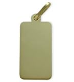 10 Karat Yellow Gold High Polish Rectangle Dog Tag with 20 chain 11%2BJsYz9gnL. SL160 10 Karat Yellow Gold High Polish Rectangle Dog Tag with 20 chain