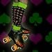 CARD SUITS Womens Punk Rock Legwarmers