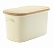 Nigella Lawson Bread Bin with Wooden Lid - Cream